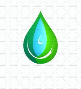 Wassertropfen und Blatt